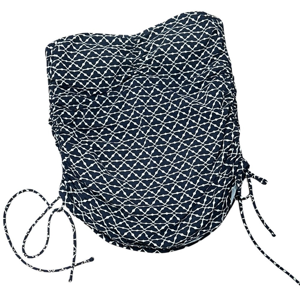 Lands' End Patterned blue and white tankini